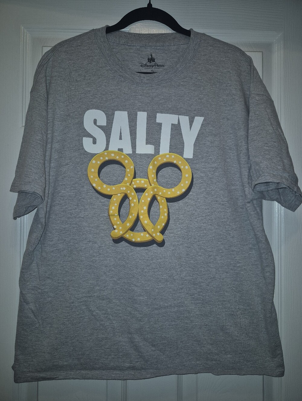 Disney Parks Men’s 'Salty' Gray Short Sleeve Tee